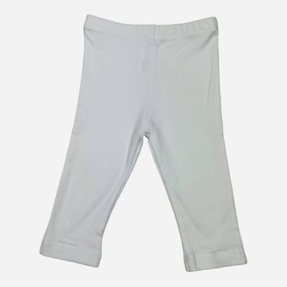 Little Me White Leggings Size 9 Months